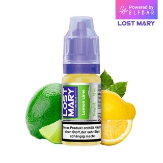 Lost Mary Liquid 10ml - Lemon Lime 10mg