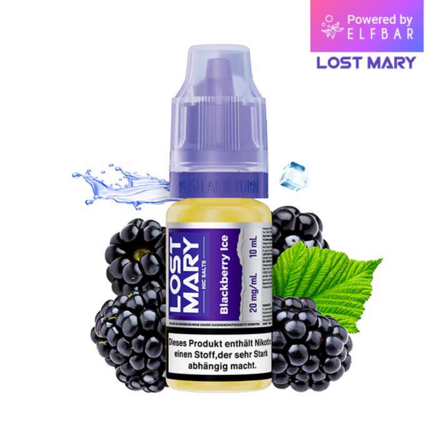Lost Mary Liquid 10ml - Blackberry Ice 20mg