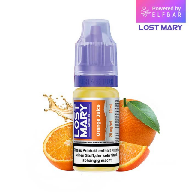 Lost Mary Liquid 10ml - Orange Juice 20mg