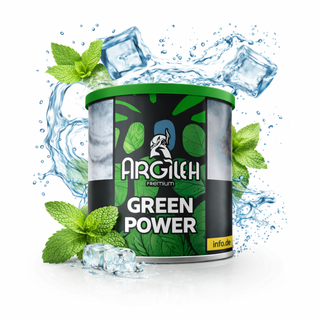 Argileh Shisha Tabak 200g - Green Power