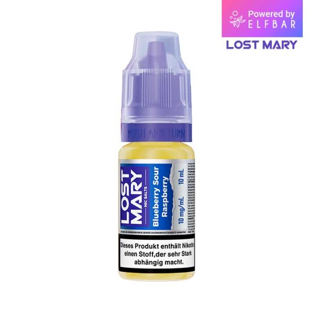 Lost Mary Liquid 10ml - Blueberry Sour Raspberry 10mg