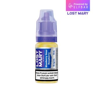 Lost Mary Liquid 10ml - Blueberry Sour Raspberry 10mg