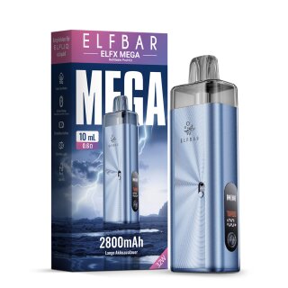 Elfbar ELFX MEGA Akkuträger - Cyan