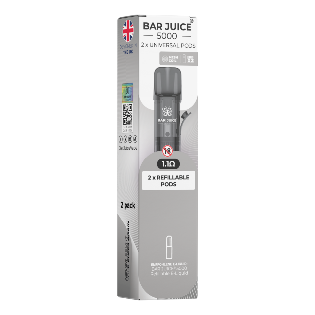 Bar Juice 5000 (2er Pack) 2ml - Leerpod 1,1 Ohm