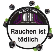 MustH Dark Blend Shisha Tabak 200g - BLACK CRRT