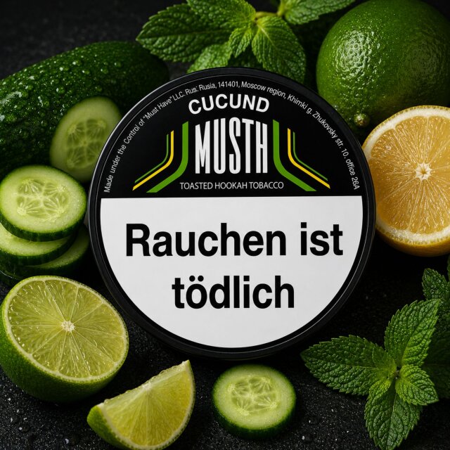 MustH Dark Blend Shisha Tabak 200g - CU CUND