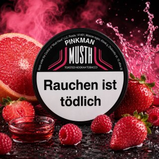 MustH Dark Blend Shisha Tabak 200g - PINKMAN