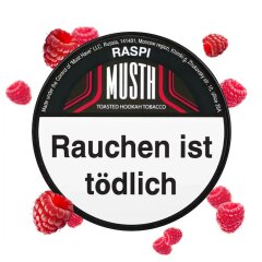 MustH Dark Blend Shisha Tabak 200g - RASPI