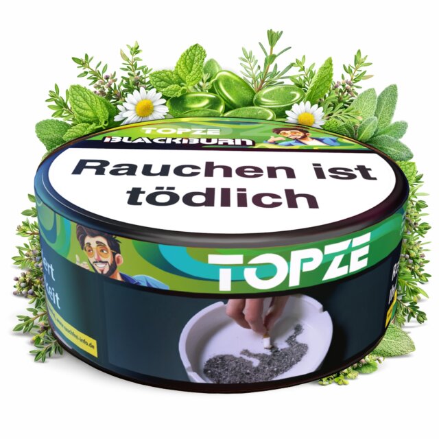 BlackBurn Dark Blend Shisha Tabak 100g - TOP ZE