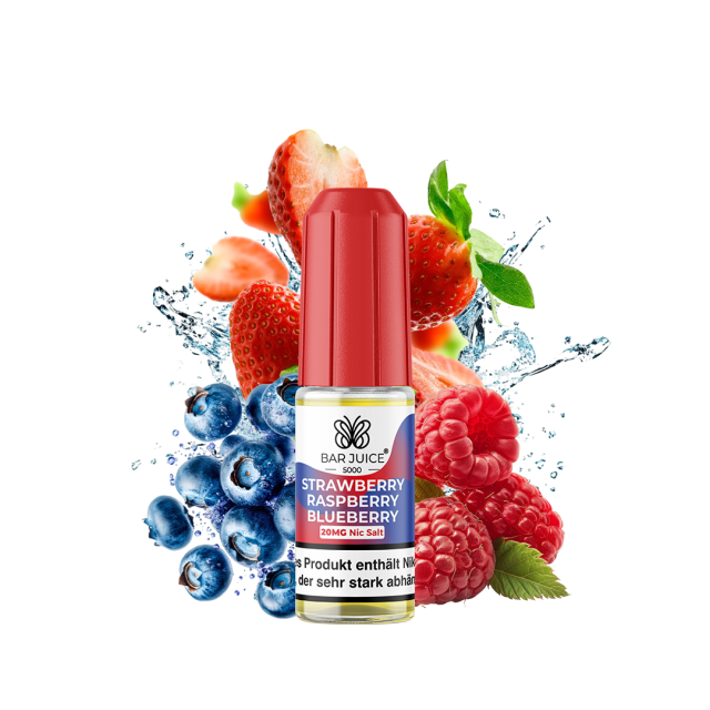 Bar Juice 5000 10ml - Strawberry Raspberry Blueberry 20mg