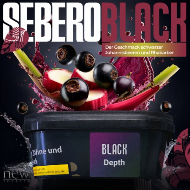 Sebero Dark Blend Shisha Tabak 200g - DEPTH