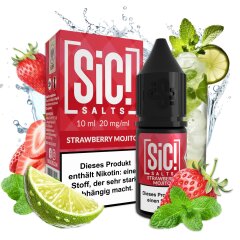 Sic Salts Liquids 10 ml - Strawberry Mojito 20mg