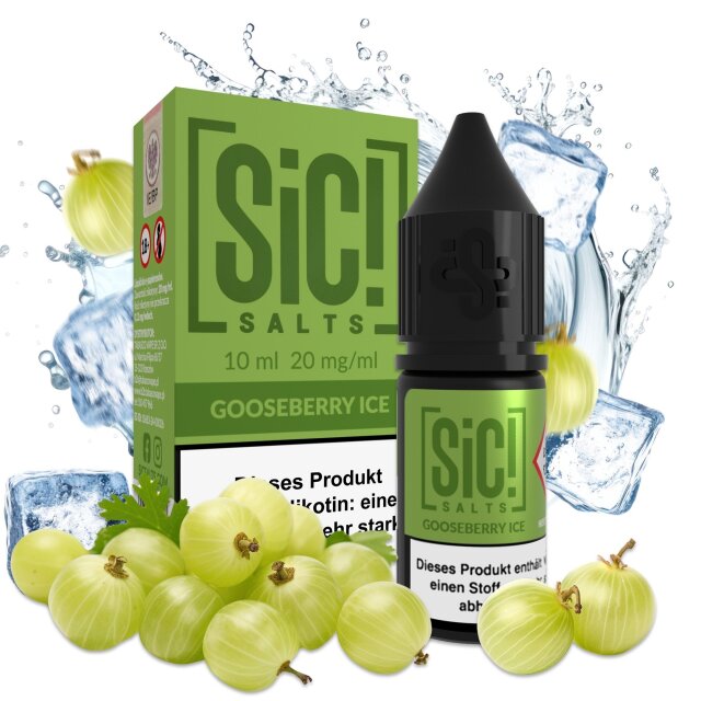 Sic Salts Liquids 10 ml - Goosebeery Ice 20mg