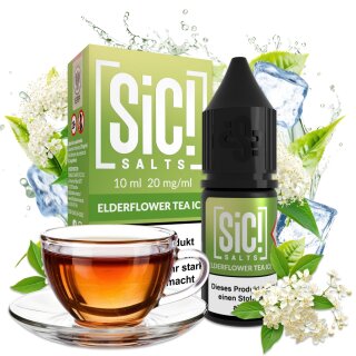 Sic Salts Liquids 10 ml - Elderflower Tea Ice 20mg