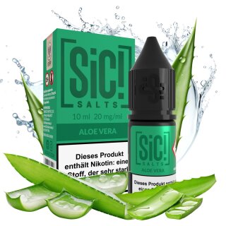 Sic Salts Liquids 10 ml - Aloe Vera 20mg
