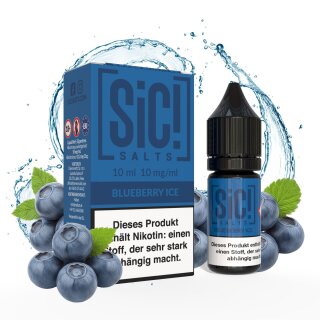 Sic Salts Liquids 10ml - Blueberry Ice 10mg