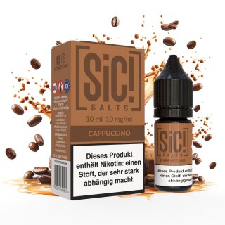Sic Salts Liquids 10ml - Cappuccino 10mg