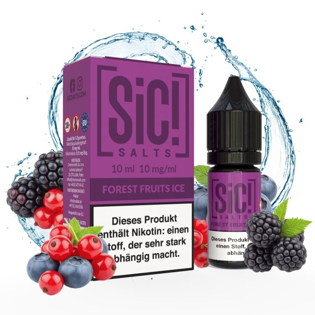 Sic Salts Liquids 10ml - Forest Fruit Ice 10mg