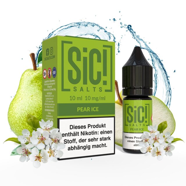 Sic Salts Liquids 10ml - Pear Ice 10mg