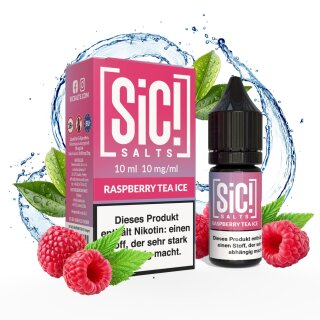 Sic Salts Liquids 10ml - Raspberry Ice Tea 10mg