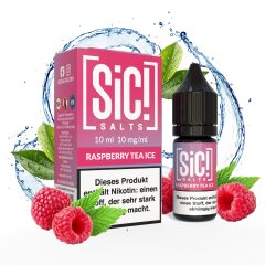 Sic Salts Liquids 10ml - Raspberry Ice Tea 10mg