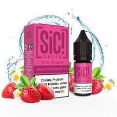 Sic Salts Liquids 10ml - Wild Strawberry Ice 10mg