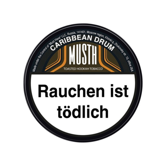 MustH Dark Blend Shisha Tabak  200g - CARIBBEAN DRUM