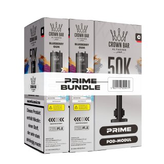 Al Fakher Hypermax Prime 50K - Blueberry Gum (2er Pod +...