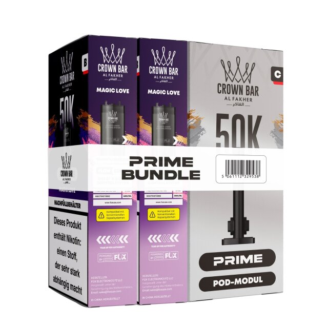 Al Fakher Hypermax Prime 50K - Magic Love (2er Pod + Coil)