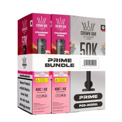 Al Fakher Hypermax Prime 50K - Strawberry Punch (2er Pod + Coil)