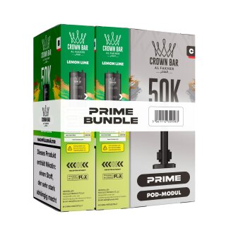 Al Fakher Hypermax Prime 50K - Lemon Lime (2er Pod + Coil)