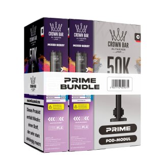 Al Fakher Hypermax Prime 50K - Mixed Berry (2er Pod + Coil)