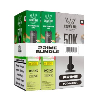 Al Fakher Hypermax Prime 50K - Watermelon Lime (2er Pod +...