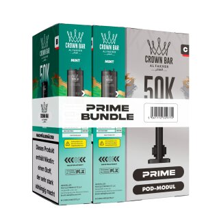 Al Fakher Hypermax Prime 50K - Mint (2er Pod + Coil)