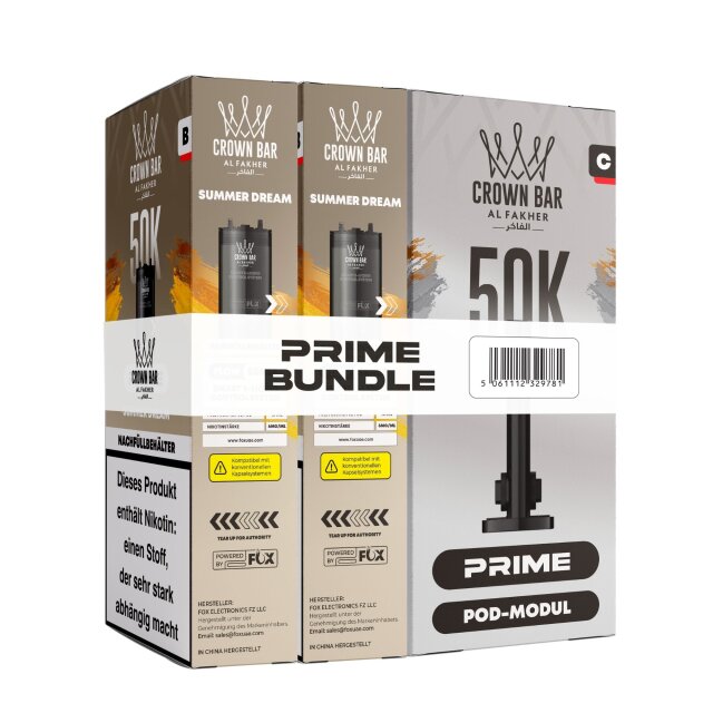 Al Fakher Hypermax Prime 50K - Summer Dream (2er Pod + Coil)