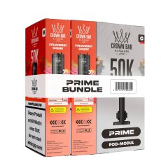 Al Fakher Hypermax Prime 50K - Strawberry Cherry (2er Pod + Coil)