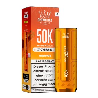 Al Fakher Hypermax Prime 50K Akkuträger - Orange