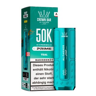 Al Fakher Hypermax Prime 50K Akkuträger - Teal