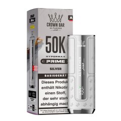 Al Fakher Hypermax Prime 50K Akkuträger - Silber