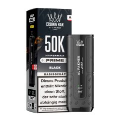 Al Fakher Hypermax Prime 50K Akkuträger - Schwarz