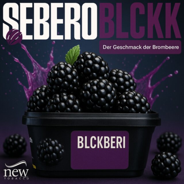 Sebero Dark Blend Shisha Tabak 200g - BLCKBERI