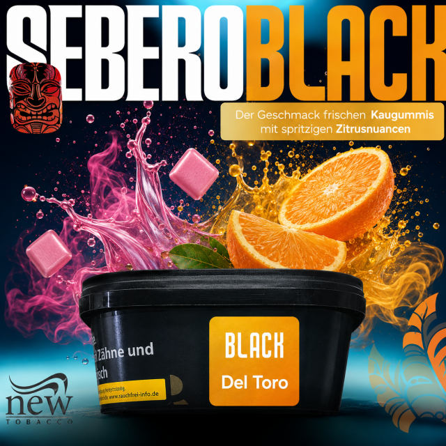 Sebero Dark Blend Shisha Tabak 200g - DEL TORO