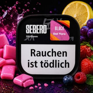 Sebero Dark Blend Shisha Tabak 200g - DEL TORO