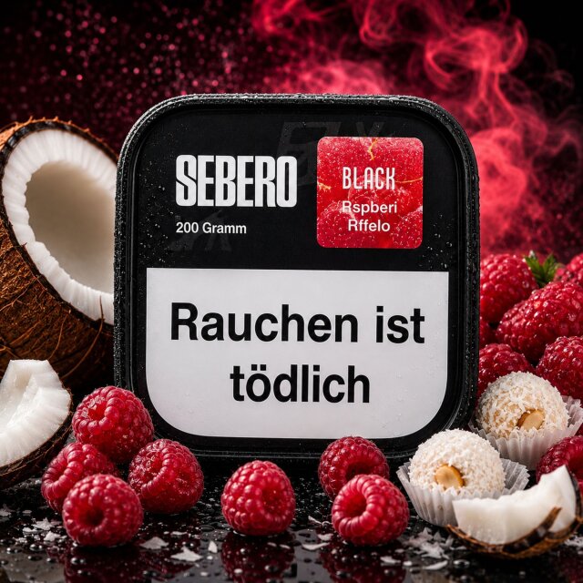 Sebero Dark Blend Shisha Tabak 200g - RSPBERI RFFELO