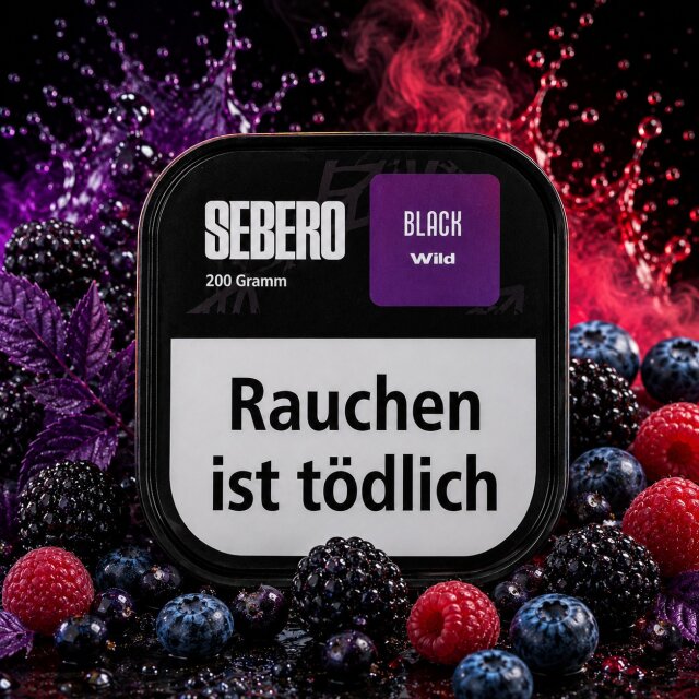 Sebero Dark Blend Shisha Tabak 200g - WILD
