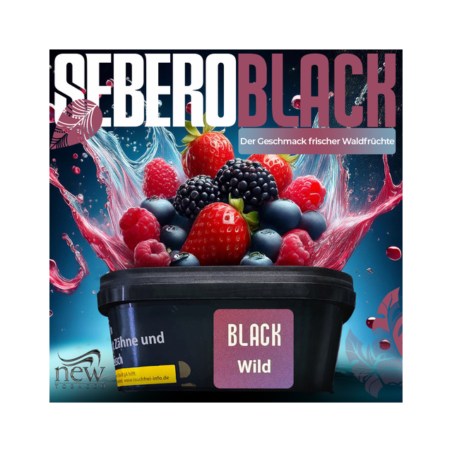Sebero Dark Blend Shisha Tabak 200g - WILD