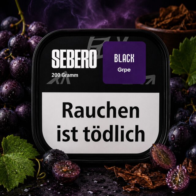 Sebero Dark Blend Shisha Tabak 200g - GRPE