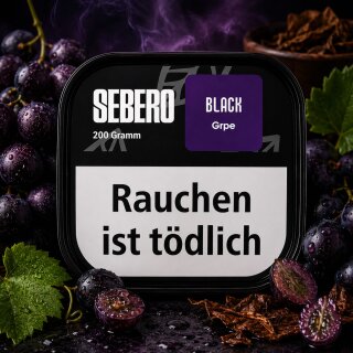 Sebero Dark Blend Shisha Tabak 200g - GRPE