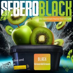 Sebero Dark Blend Shisha Tabak 200g - GREEN&GREEN