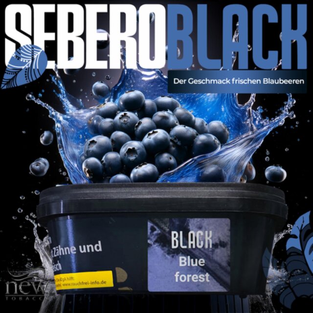Sebero Dark Blend Shisha Tabak 200g - BLUE FOREST
